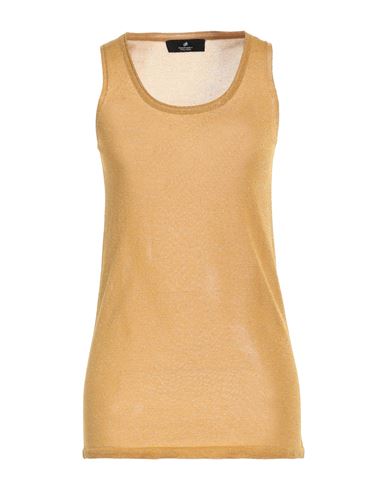 Compagnia Italiana Woman Sweater Ocher Size L Viscose, Polyester, Polyamide In Yellow