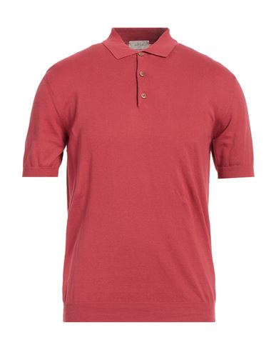 Altea Man Sweater Brick Size Xl Cotton In Red