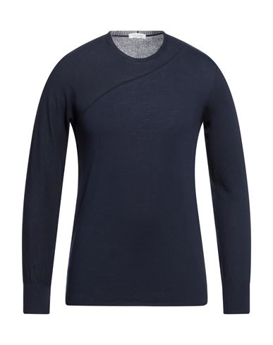 Paolo Pecora Man Sweater Midnight Blue Size S Cotton