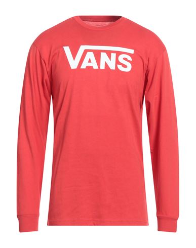 Vans Man T-shirt Red Size Xxl Cotton