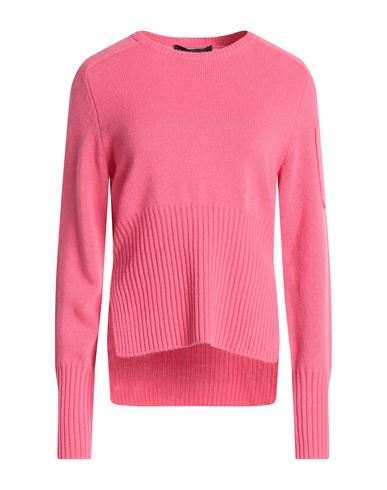 Cedric Charlier Woman Sweater Fuchsia Size 6 Wool, Polyamide In Pink