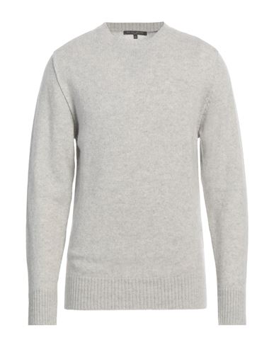Brian Dales Man Sweater Light Grey Size Xxl Wool, Cashmere