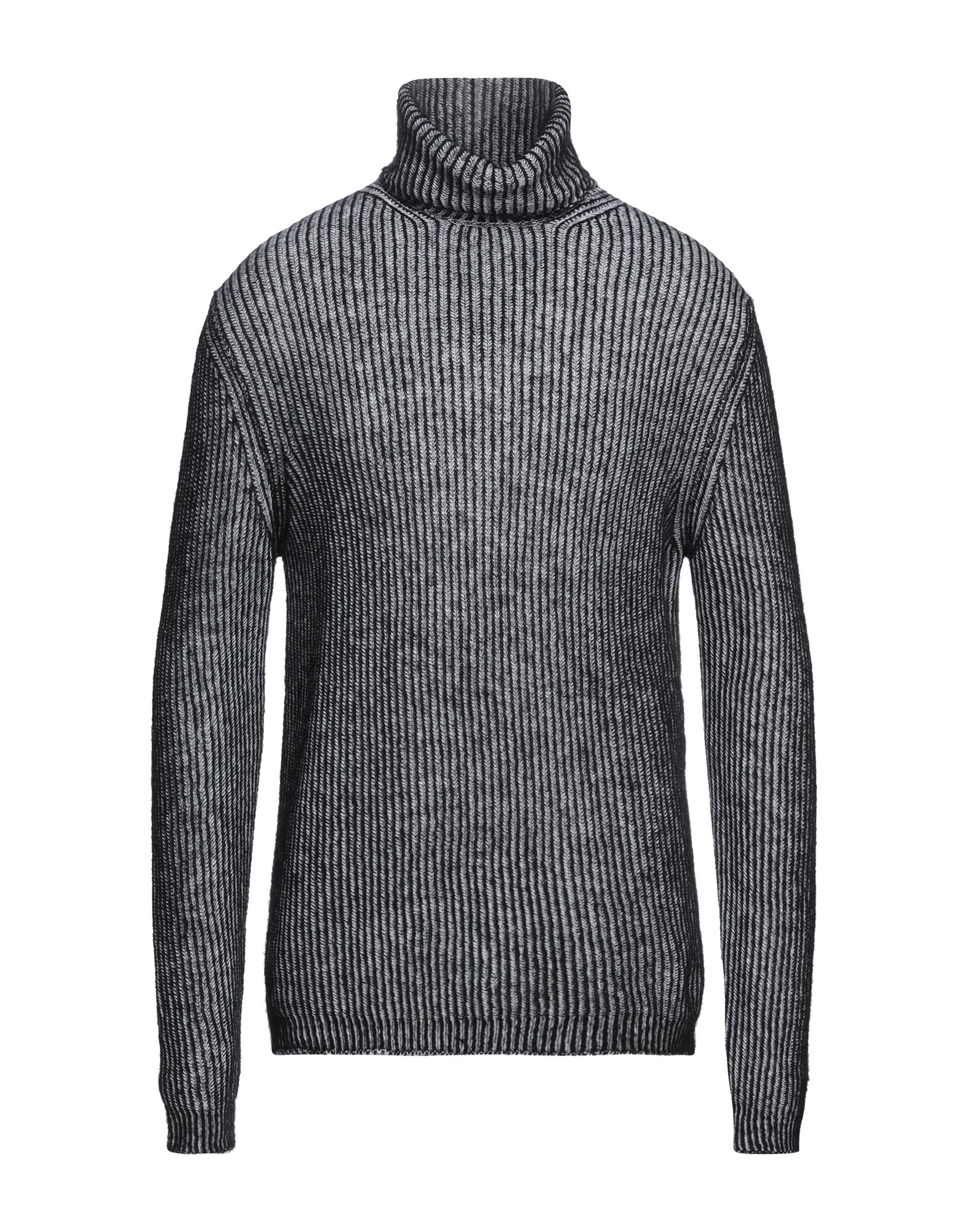 Vneck Turtlenecks In Black
