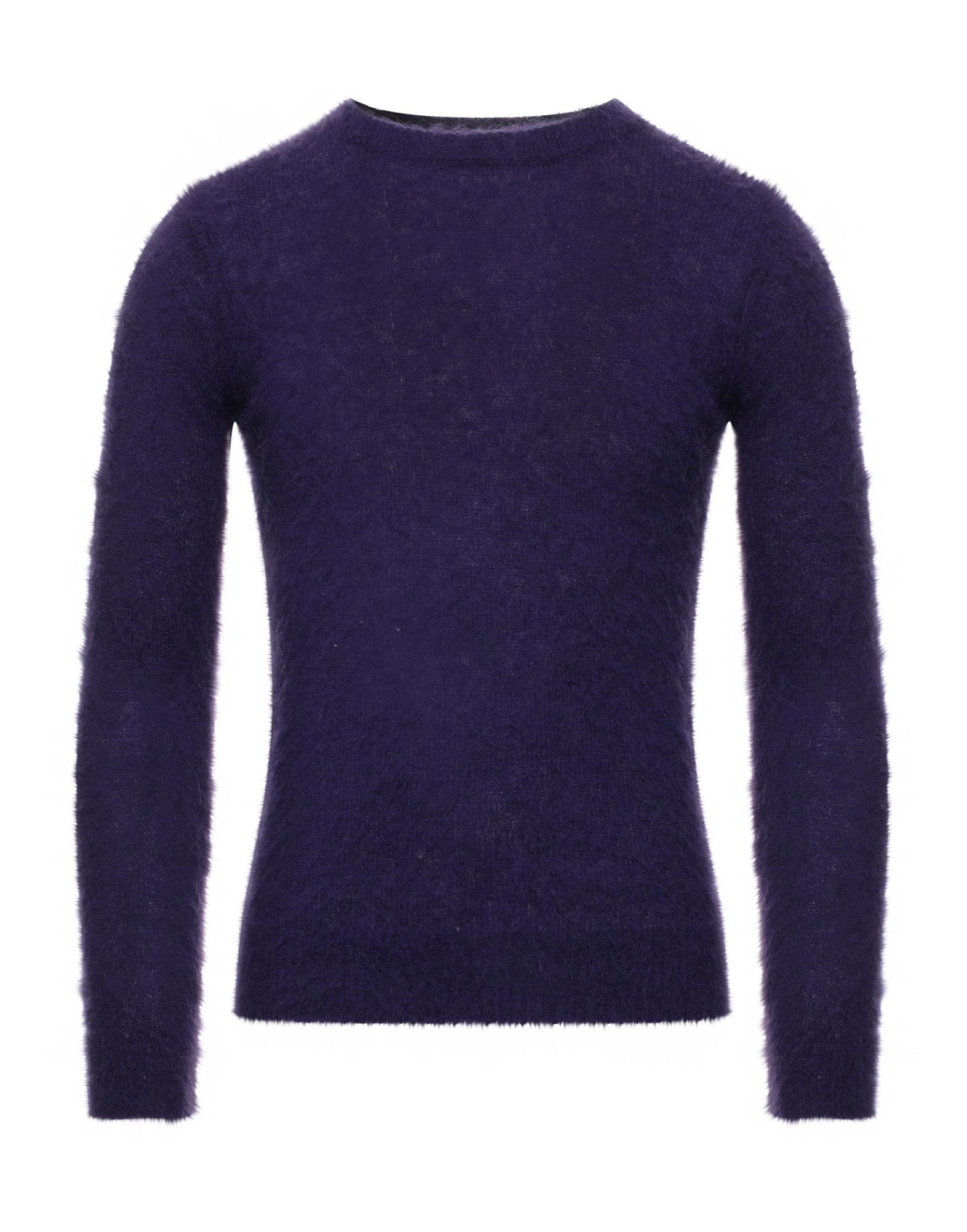 Grey Daniele Alessandrini Sweaters In Purple