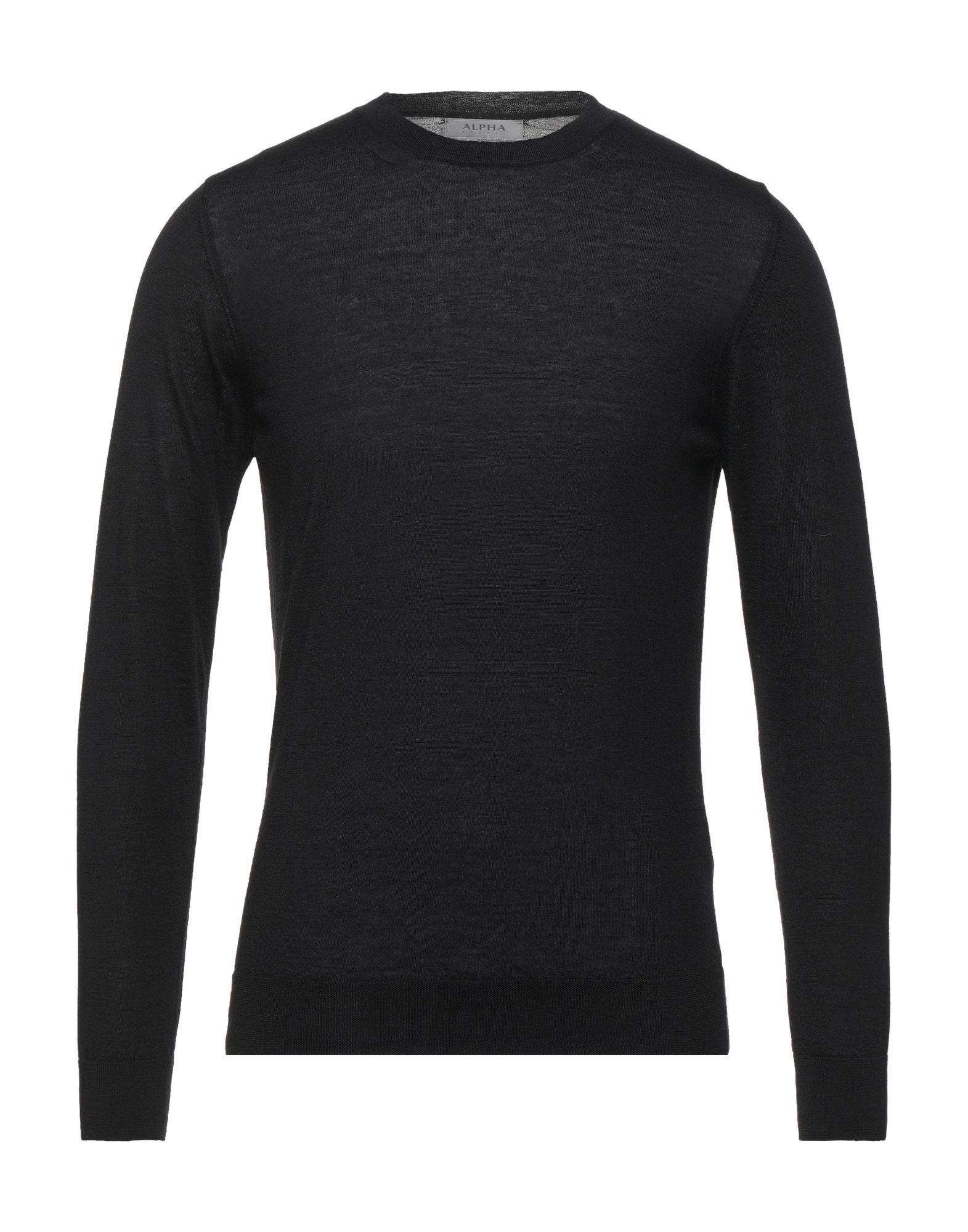 Alpha Studio Sweaters In Black