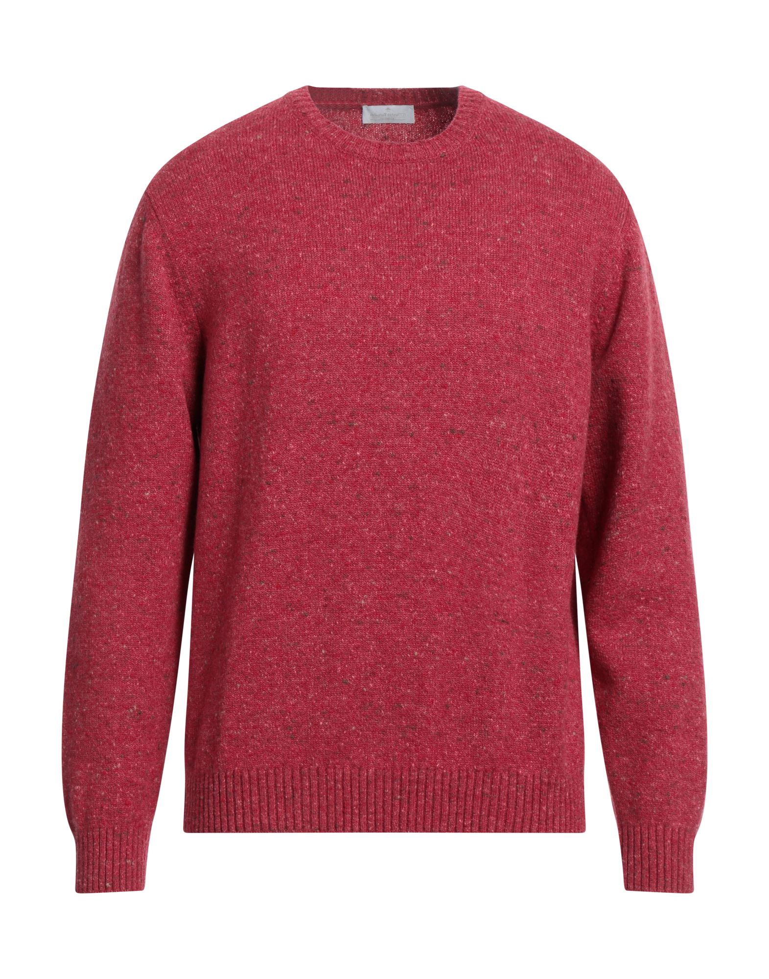 Shop Bruno Manetti Man Sweater Garnet Size L Wool, Cashmere, Polyamide In Red
