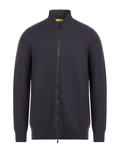 Drumohr Man Cardigan Grey Size 44 Lambswool In Gray