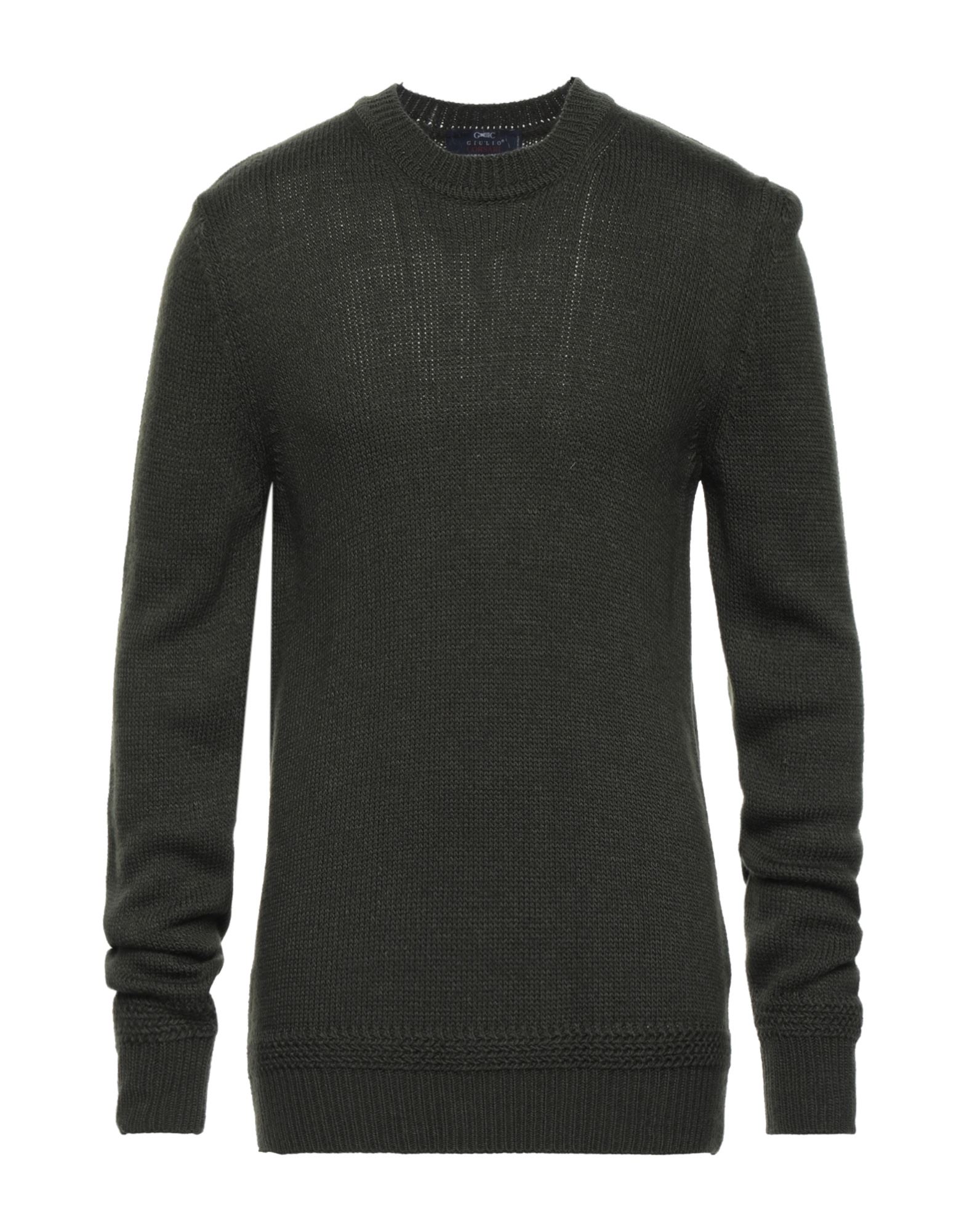 Shop Giulio Corsari Man Sweater Dark Green Size Xxl Acrylic, Wool