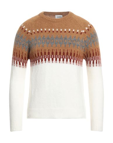 Berna Man Sweater Ivory Size L Acrylic, Polyamide, Polyester, Viscose, Wool In White