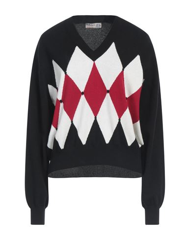 Ballantyne Woman Sweater Black Size 10 Cashmere