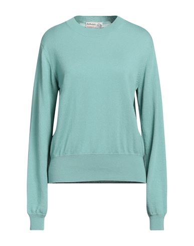 Shop Ballantyne Of Peebles Woman Sweater Emerald Green Size 10 Cashmere