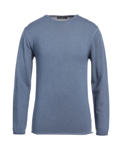 Daniele Fiesoli Man Sweater Pastel Blue Size M Merino Wool