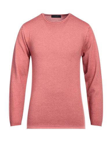 Daniele Fiesoli Man Sweater Brick Red Size 3xl Merino Wool