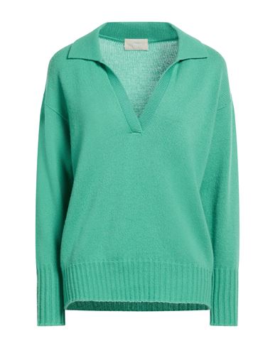 Drumohr Woman Sweater Light Green Size M Cashmere In Green