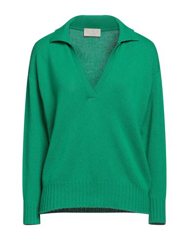 Drumohr Woman Sweater Green Size L Cashmere