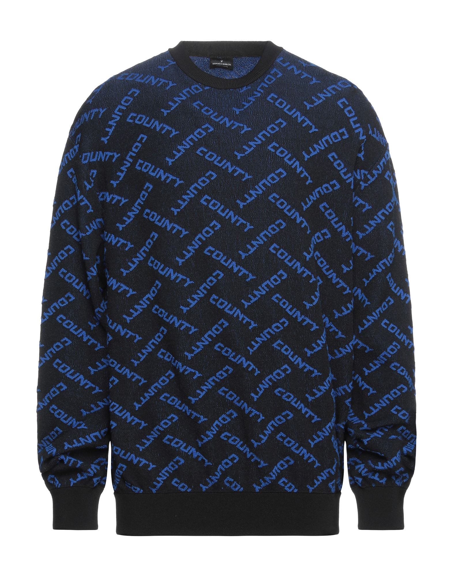 Marcelo Burlon County Of Milan Sweaters In Dark Blue | ModeSens