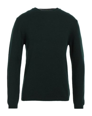 Daniele Fiesoli Man Sweater Dark Green Size M Merino Wool