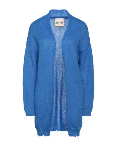 Aniye By Woman Cardigan Bright Blue Size Xs Mohair Wool, Polyamide, Wool