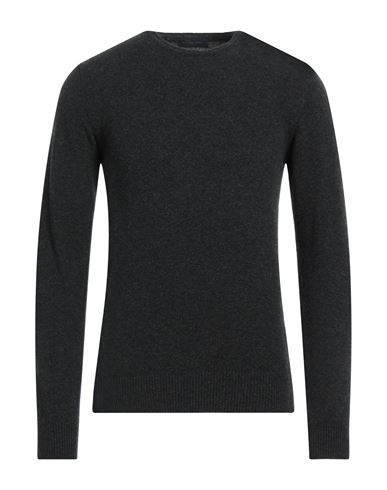 Daniele Fiesoli Man Sweater Lead Size Xxl Merino Wool, Cashmere In Grey