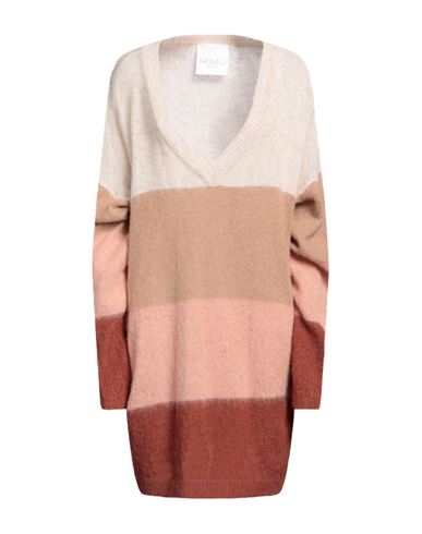 Meimeij Woman Sweater Camel Size 4 Alpaca Wool, Polyamide In Beige