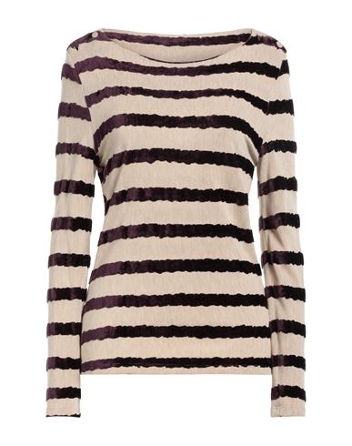 Shop Claudie Woman Sweater Beige Size 8 Viscose