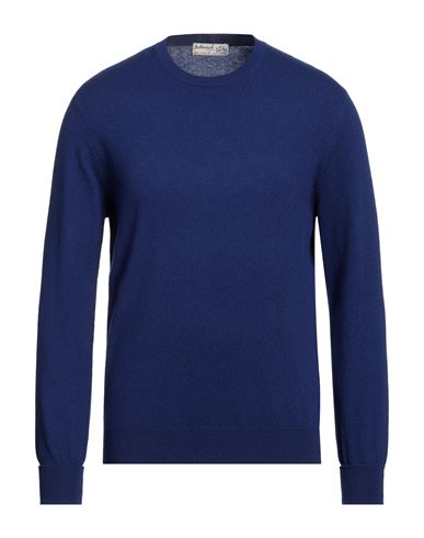 Ballantyne Man Sweater Blue Size 38 Cashmere