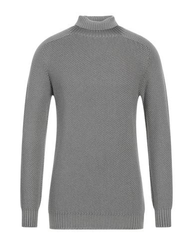 Dondup Man Turtleneck Grey Size 42 Wool