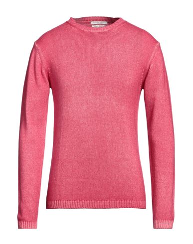 Shop Daniele Fiesoli Man Sweater Magenta Size Xl Cashmere
