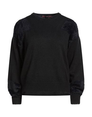 High Tech Woman Sweater Black Size S Wool, Acrylic, Polyamide, Elastane