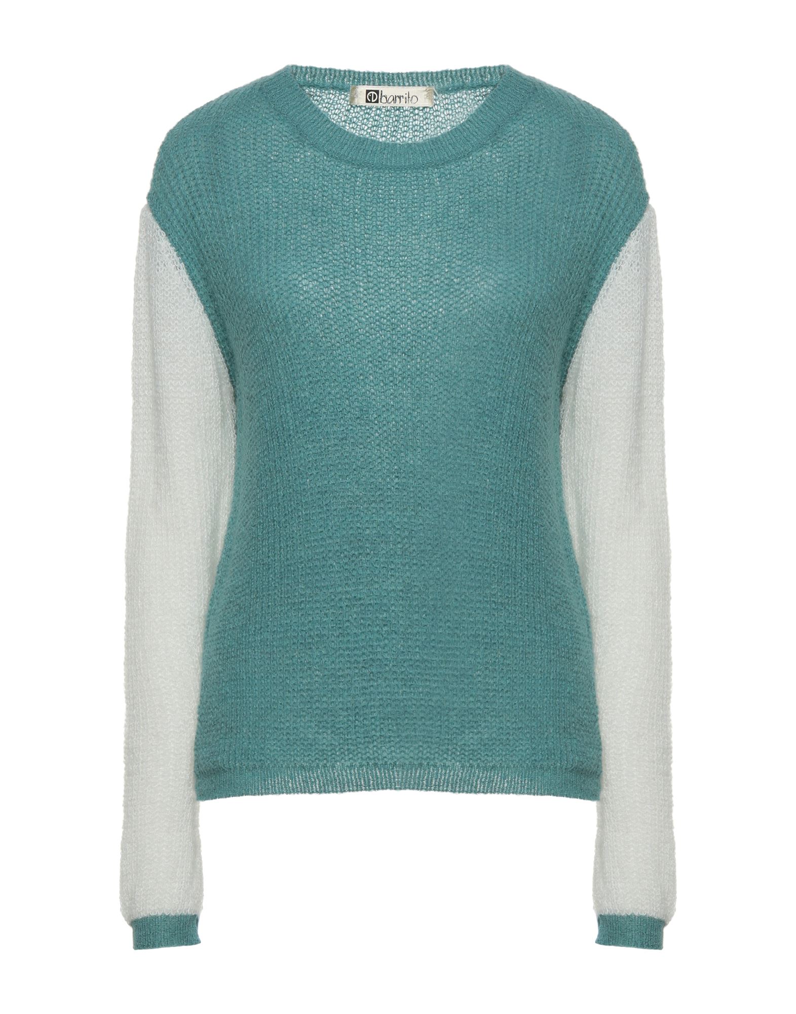 EBARRITO EBARRITO WOMAN SWEATER PASTEL BLUE SIZE ONESIZE ACRYLIC, POLYAMIDE, WOOL, MOHAIR WOOL