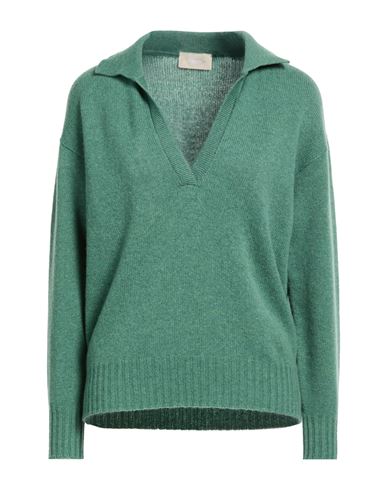 Drumohr Woman Sweater Green Size L Cashmere