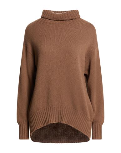 Rollkragenpullover Damen Braun M,S,XS Damen