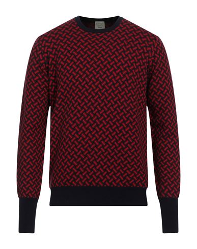 Drumohr Man Sweater Brown Size 44 Cashmere In Red