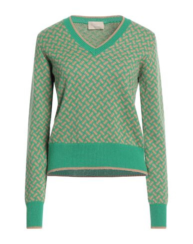 Drumohr Woman Sweater Green Size S Cashmere