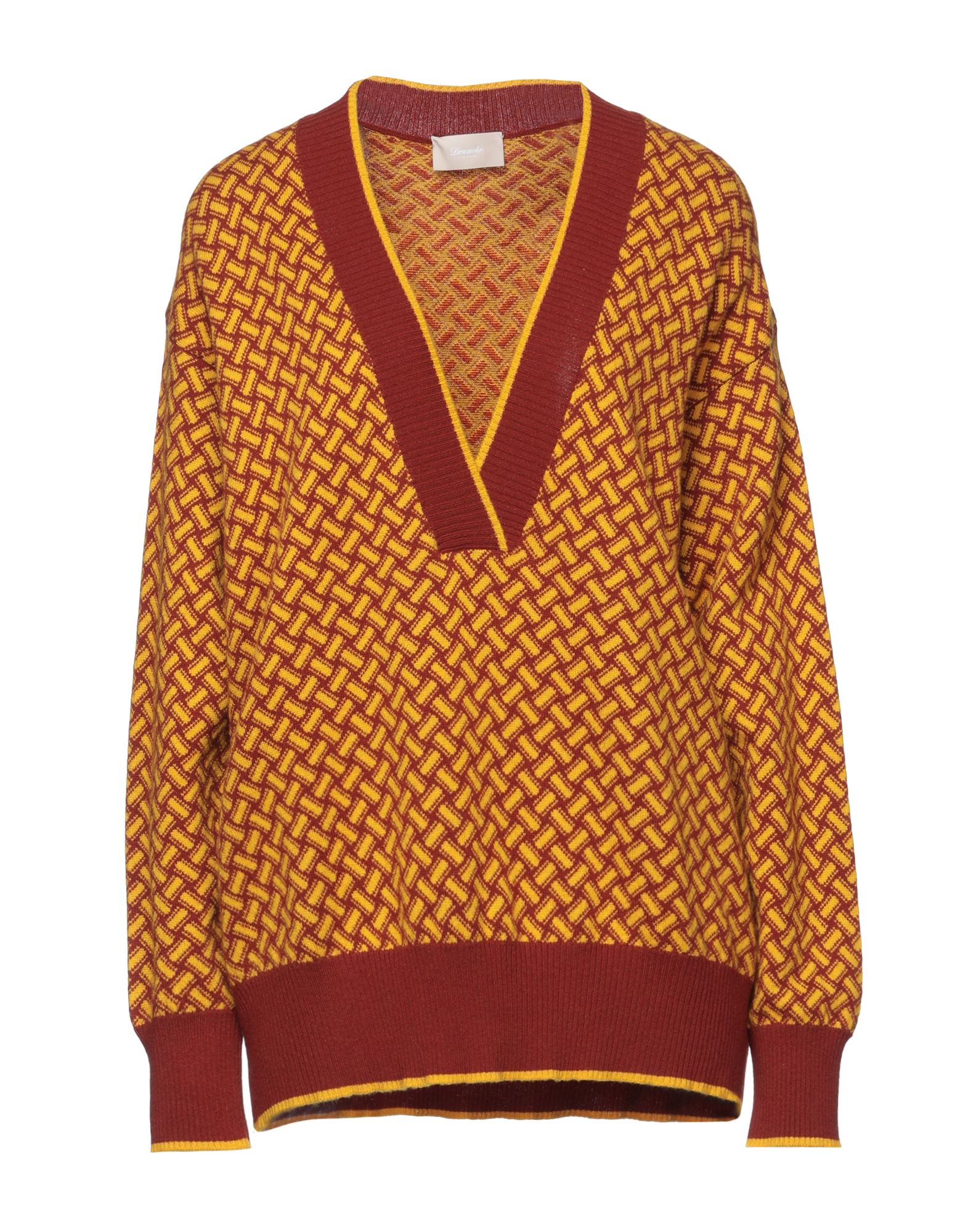 Drumohr Sweaters In Brick Red
