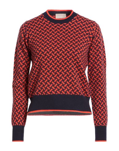 Drumohr Woman Sweater Tomato Red Size Xl Cashmere