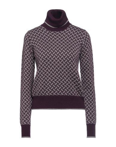 Drumohr Woman Turtleneck Purple Size L Cashmere