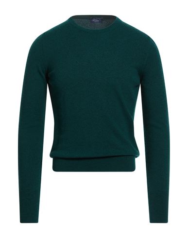 Drumohr Man Sweater Dark Green Size 38 Cashmere In Green