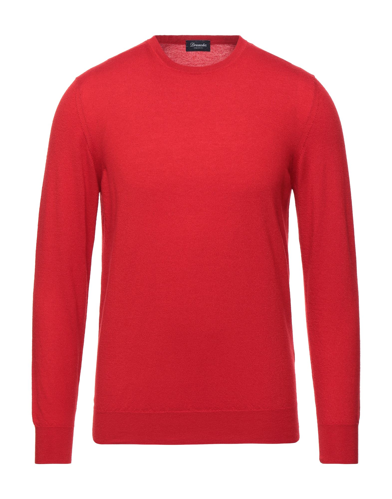 Shop Drumohr Man Sweater Red Size 38 Cashmere