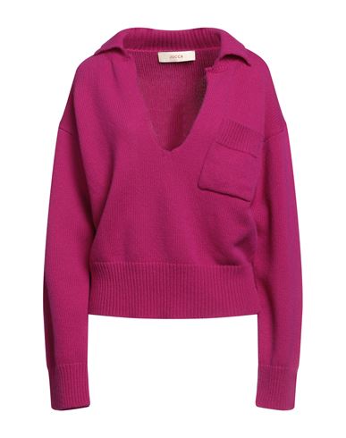 Jucca Woman Sweater Mauve Size L Virgin Wool In Purple