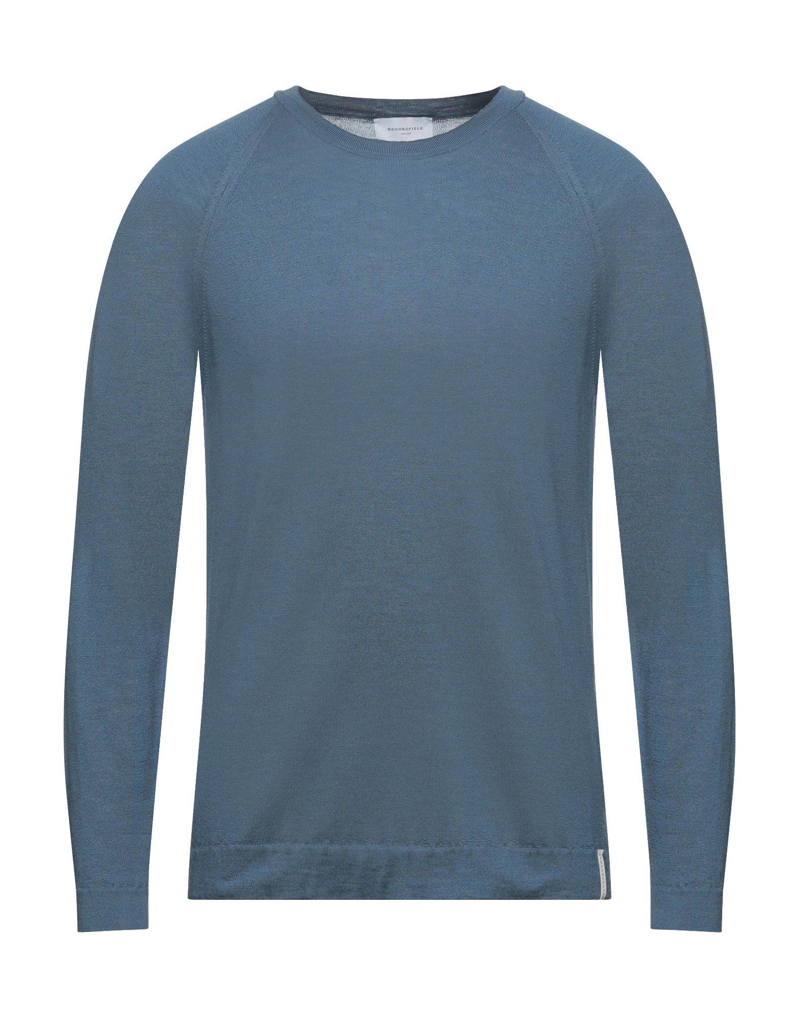 Brooksfield Sweaters In Slate Blue