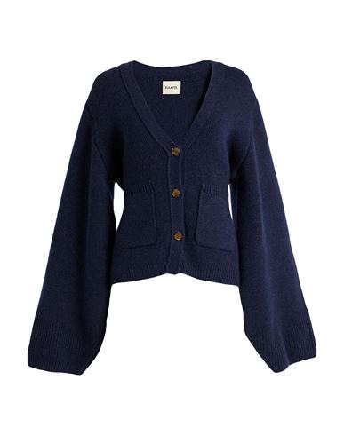 Khaite Woman Cardigan Navy Blue Size L Cashmere