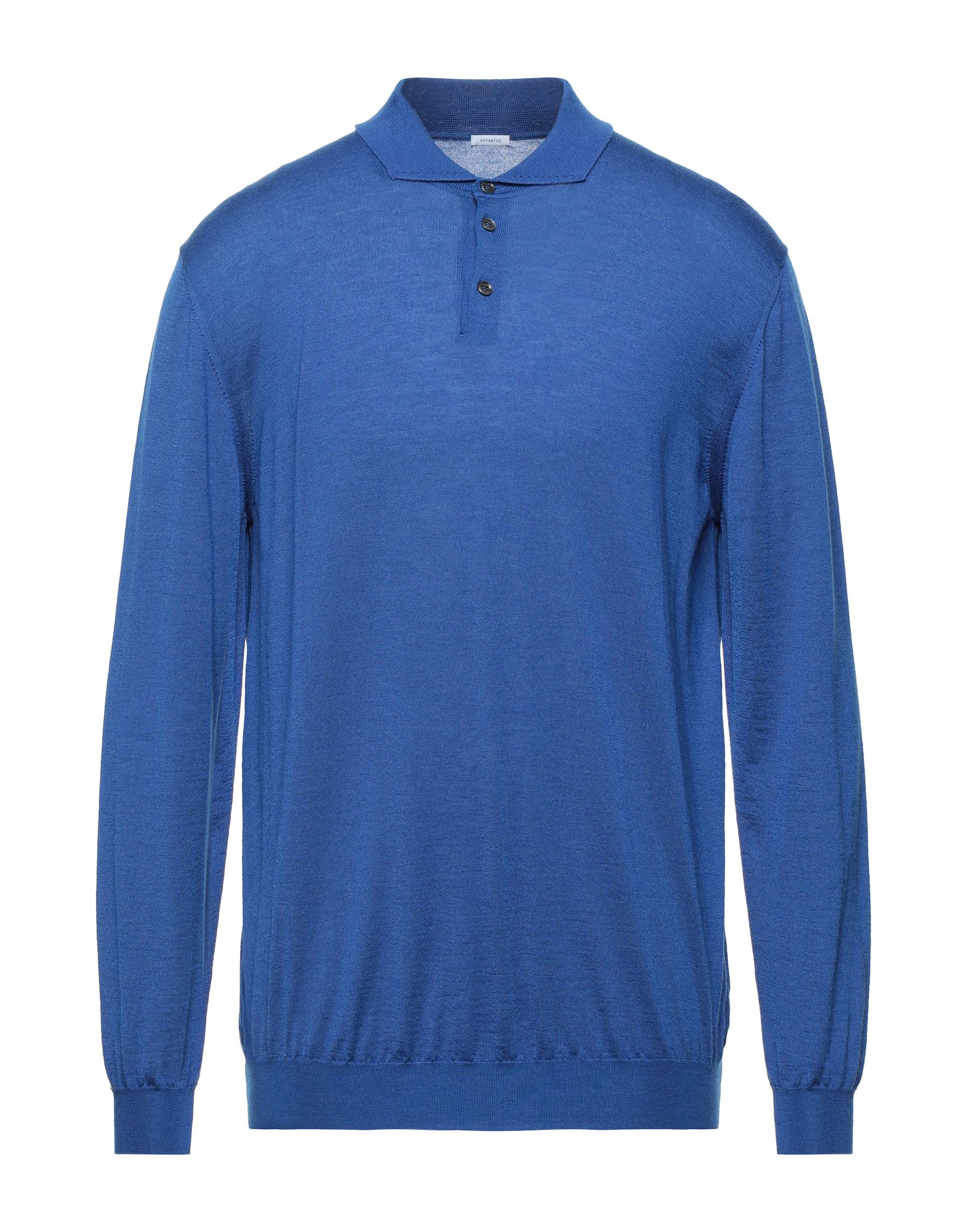 Malo Sweaters In Blue | ModeSens