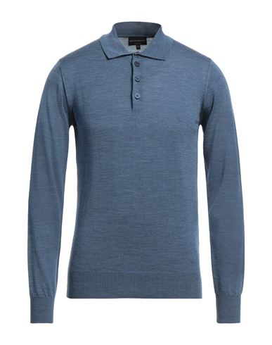 Emporio Armani Sweaters In Blue