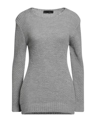 Exte Woman Sweater Grey Size L/xl Acrylic, Wool