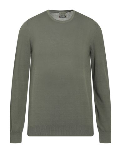 Heritage Man Sweater Military Green Size 40 Cotton