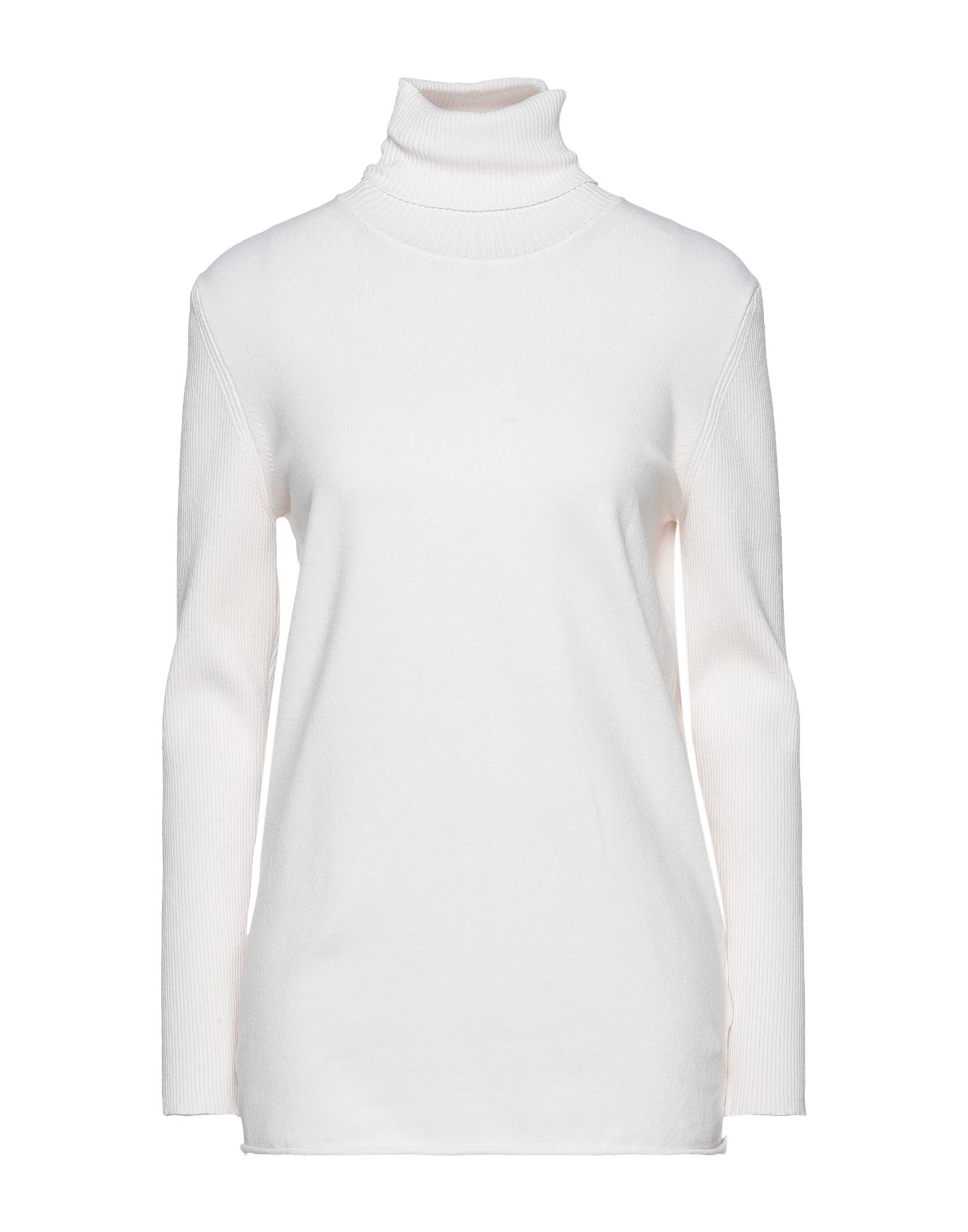 Alpha Studio Turtlenecks In Ivory