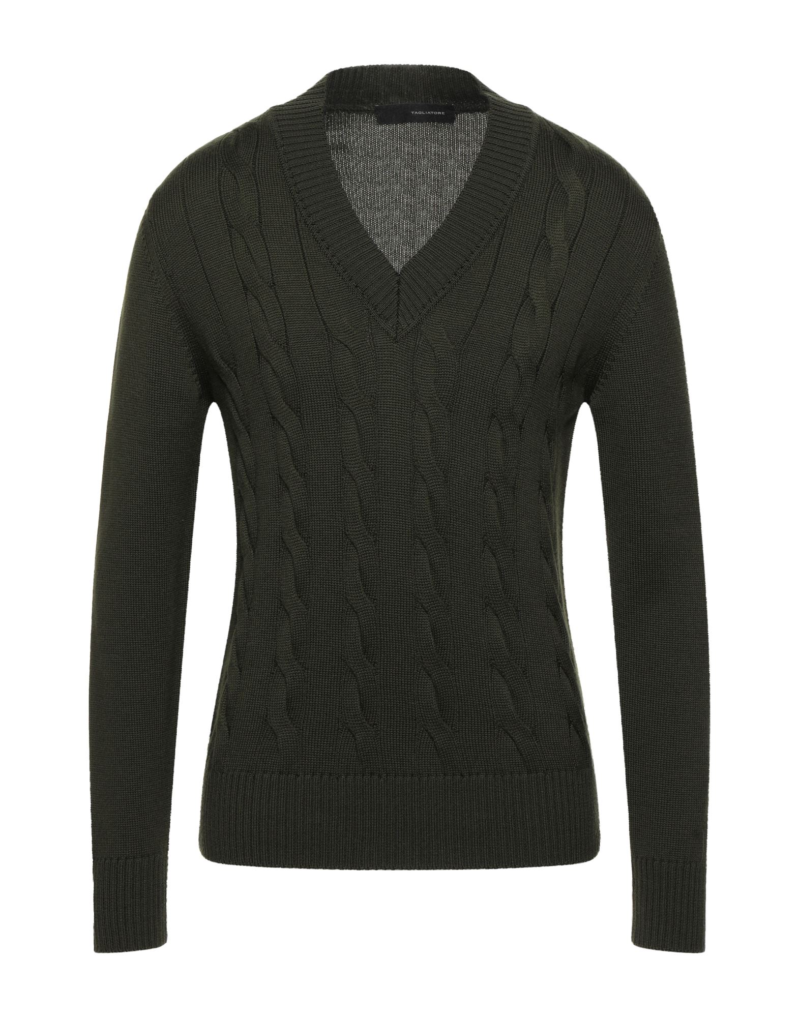 Tagliatore Sweaters In Military Green