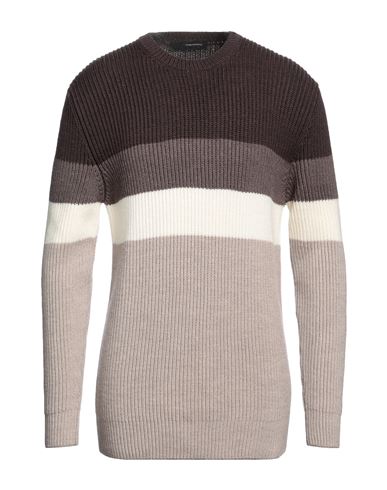 Tagliatore Man Sweater Beige Size 44 Virgin Wool