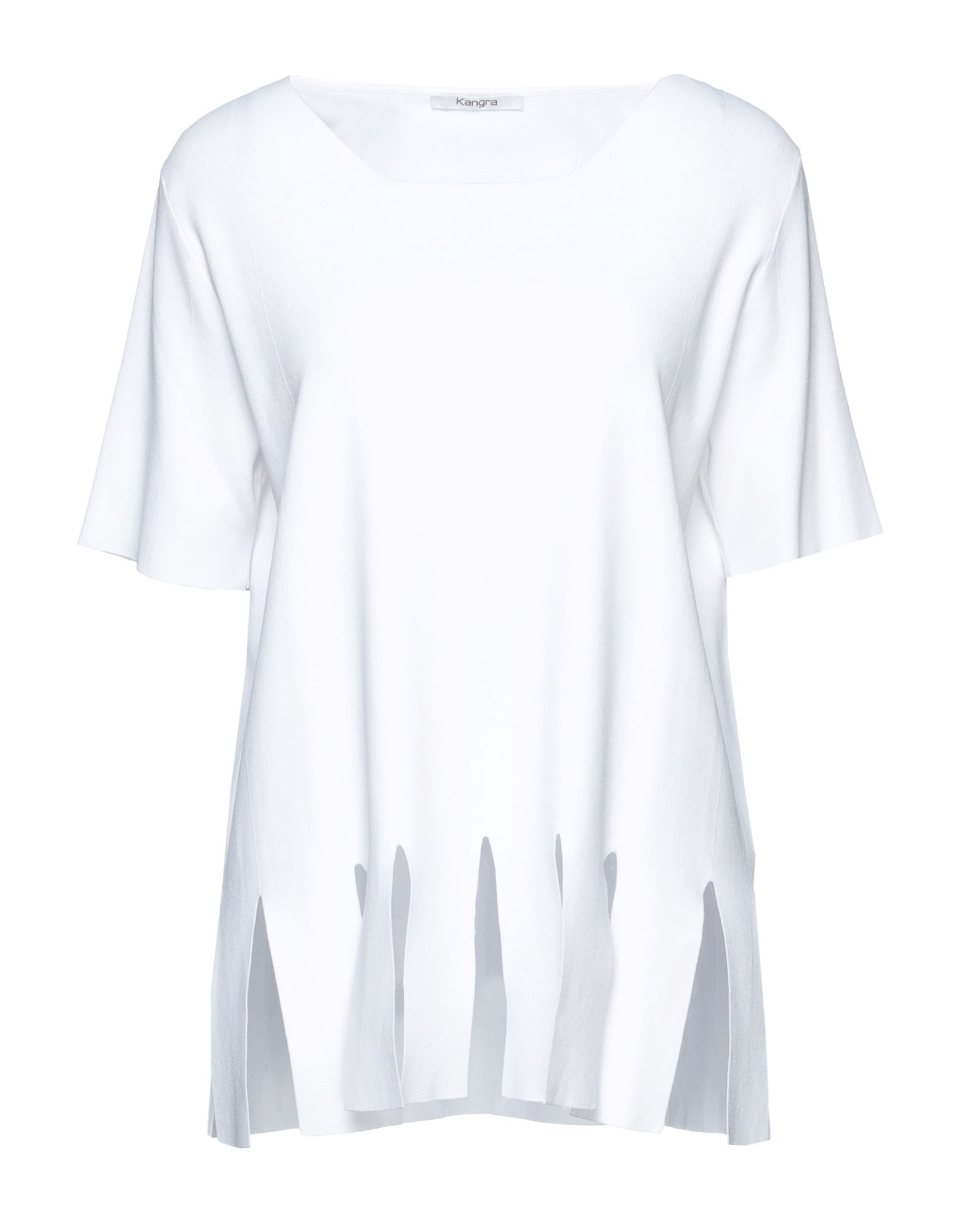 Shop Kangra Cashmere Kangra Woman Sweater White Size 8 Viscose, Polyester